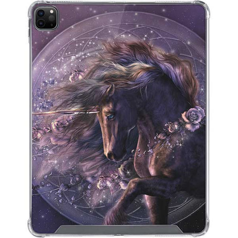 Black Rose Unicorn by Laurie Prindle iPad Cases